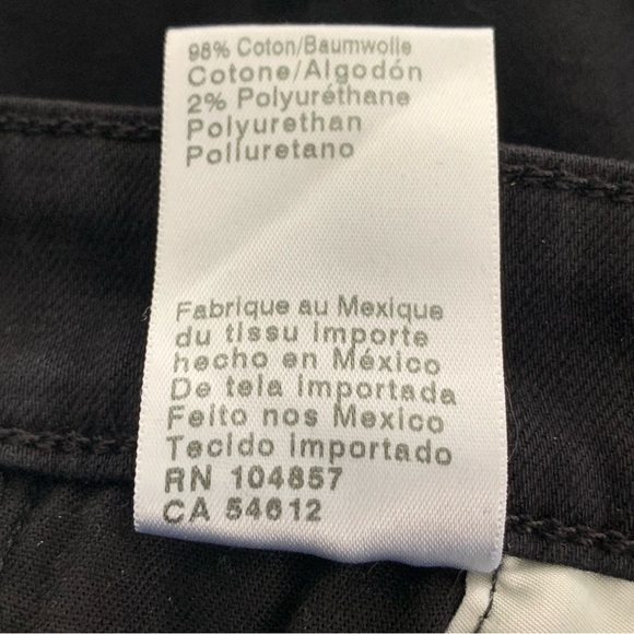 Adriano Goldschmied Womens 28R Black Jeans The Farrah Skinny High Rise - Picture 8 of 11